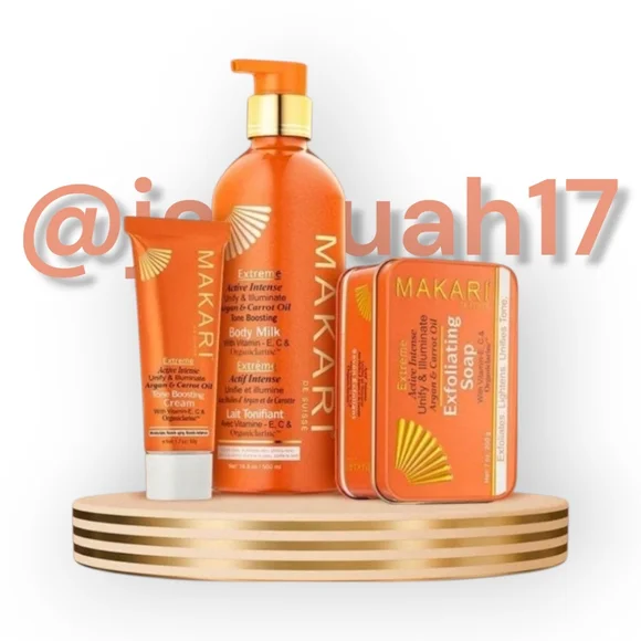 3-Pieces Set Makari Extreme Argan & Carrot Oil Skin To Love - Value Kit - Picture 1 of 1